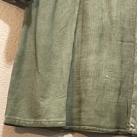 Soft Surroundings RIHANNON Green Beaded Embroidered Knit Tunic M - Picture 3 of 10